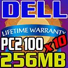 256mb x 10 Lot pc2100 Namebrand Low Density Memory Ram