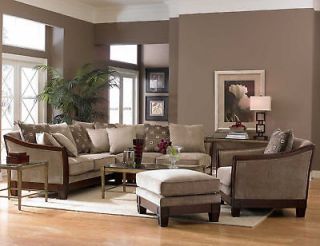   CONTEMPORARY CHENILLE SOFA SECTIONAL LIVING ROOM FURNITURE SET SALE