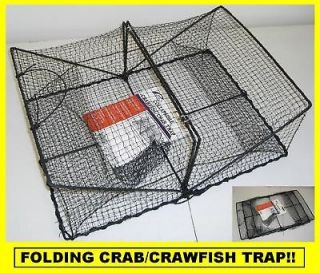 CRAB CRAWFISH TRAPS Folding Trap BRAND NEW #TR101