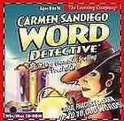 Carmen SanDiego Word Detective For Windows Vista XP & 7 computer pc 