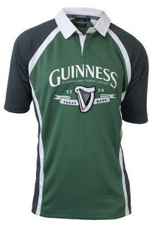 Guinness Stout Beer Ireland Performance Rugby Shirt / Jersey Size M L 