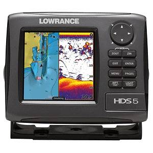 LOWRANCE HDS 5 GEN2 LAKE INSIGHT Fish / DEPTH FINDER / GPS COMBO w/o 