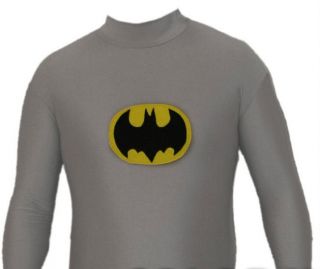 Classic Batman Style Lycra Body suit Costume