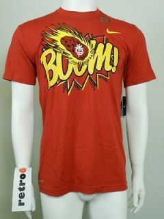 NIKE BOOM MANNY PACQUIAO PAC MAN MP SIZE M NEW Mens Red Dri Fit Shirt 