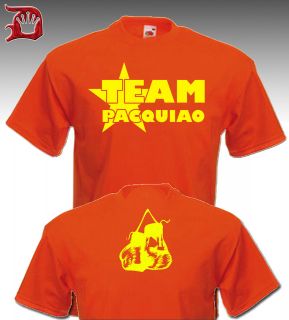 MANNY PACMAN T SHIRT TEAM PACQUIAO BOXING GLOVES KIT