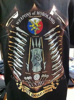   Weapons of Moroland shirt Filipino Manny Pacquiao tee Pinoy Flag New