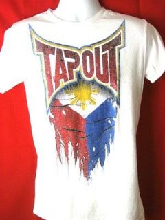TAPOUT WORLD COLLECTION PHILIPPINES MMA SHIRT WHITE SIZES S, M, L, XL 