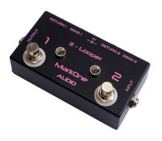 MarkOne Audio 2 looper   true bypass loop pedal