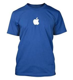 Apple logo T shirt Macintosh computers itunes i phone fan geek shirts 