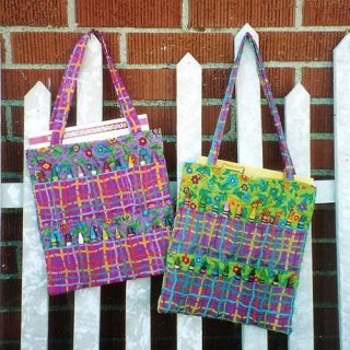 Machine Quilting Project~Large Coloring Book and Crayon Tote for 