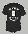 POPCORN IS FREE ~ T SHIRT Marvin Sutton REST IN PEACE moonshine ALL 