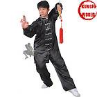   silk Tai chi uniform~Wushu martial arts suit~Chinese taiji~black
