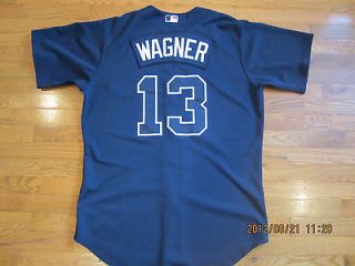 Billy Wagner Game Used Jersey, COA w/2010 Atlanta Braves, Road Blue 