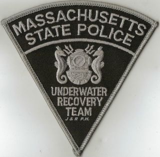 Massachusetts State   Underwater Recovery Vers. 3 shoulder police 