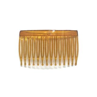 12 Plastic Hair Combs Amber 14 Teeth Bulk Supply Craft Accessory 3 