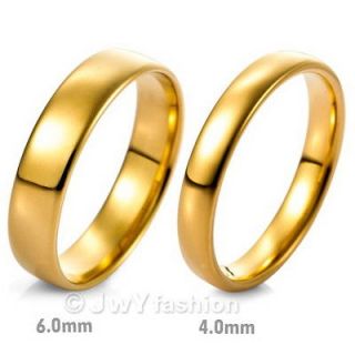 mens gold wedding bands in Mens Jewelry