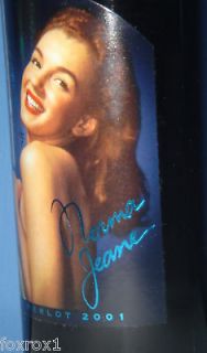 Norma Jeane Marilyn Monroe 2001 Fourth Vintage Merlot