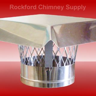 stainless steel chimney cap in Heating, Cooling & Air