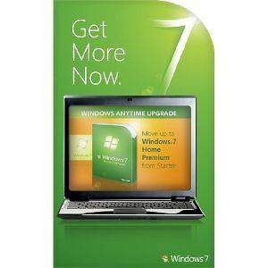 MICROSOFT WINDOWS 7 HOME PREMIUM ANYTIME UPGRADE FROM STARTER 4WC 0004 