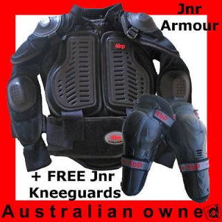 KIDS MOTOCROSS/BMX BODY ARMOUR size 10+ free knee gds