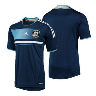 adidas ARGENTINA 2012 Away Jersey Navy Blue/Sky Blue Brand New
