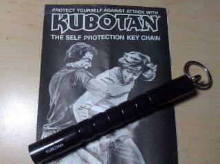 Kubotan Self Defense 5.75” Flat End Keychain Free Prority Mail 