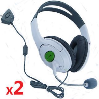   Packs Live Headset Headphone With Microphone for XBOX 360 Slim NEW US