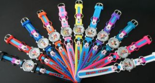 MICKEY MINNIE MOUSE SILICONE RUBBER 3D WATCH BOYS OR GIRLS NEW GIFT