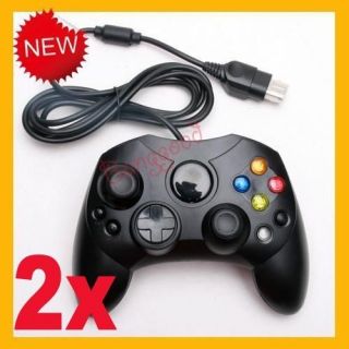   Dual Shock Wired Game Pad S Type Controller fr Microsoft Xbox Black