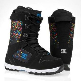 DC Shoe Snowboard Boots Womens Phase 2010 RP£130 Black Spots Dots 