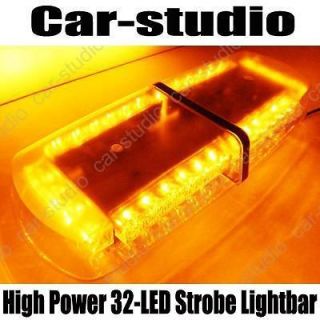 Amber 32 High Power LED Construction Vehicle Safety Dash Flashing 