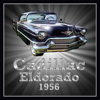 Cadillac Eldorado 1956 Classic Car Acrylic Drinks Coaster