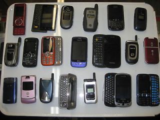 Lot of 20 Cell Phones cdma Repair Blackberry Tour Galaxy samsung 