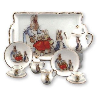     Beatrix Potter ~ Peter Rabbit ~ Miniature Tea Set ~ Porcelain