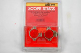 Millett Scope Rings Extension Rings Turn in Style Nickel 1 Rings 