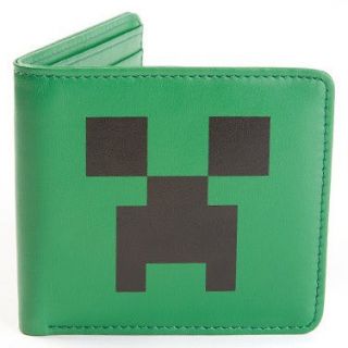 Hot Sale New Mens Wallet Bifold Minecraft Game Fans Creeper Logo 