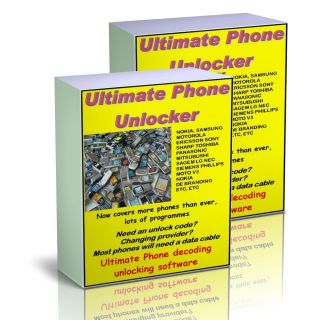   PHONE UNLOCKING SOFTWARE 2 DISCs MOBILES + free Satellite software