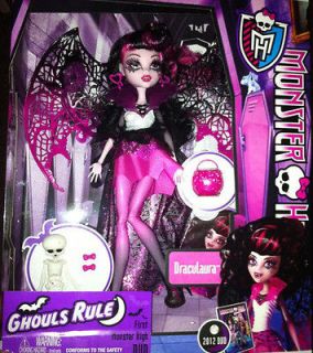 Monster High Ghouls Rule Draculaura Doll Brand New Halloween Costume