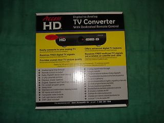 ONE NEW Access HD DTA 1030D DIGITAL TV Analog CONVERTER BOX with 