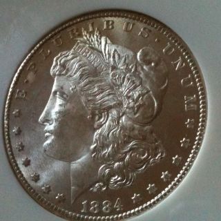 1884 Carson City Morgan Silver Dollar   NGC   MS 64   PL