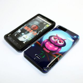 in 1 Hybrid Case Full Moon Owl For Motorola Droid X X2 MB810 870 