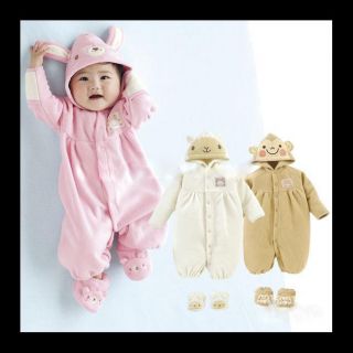Animal RABBIT, SHEEP, MONKEY Baby Outfit Romper Snowsuit Fancy Costume 