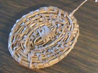 Hand Woven Rocky Mountain National Park Pine Needle Basket weave 