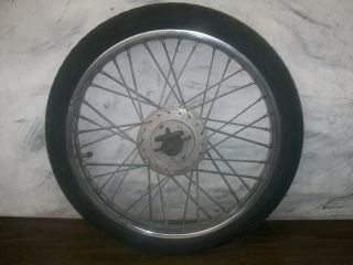 1978 Motobecane Moby Scooter Moped   Front Wheel Tire Rim