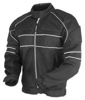   Cordura Heavy Duty Black Waterproof Motorbike Motorcycle Jacket XL