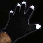   OF 10 VARIATIONS LED RAVE Gloves Prewired Light Show Up Dead Mouse