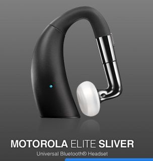 New Motorola Universal Bluetooth Headset HZ750 Silver Hear Texts 