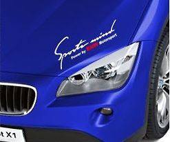 Sports Mind Power by M BMW Motorsport M3 M5 M6 E36 Decal sticker 