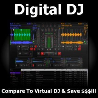 Digital DJ Software Serato Traktor Scratch FinalScratch Compatible 