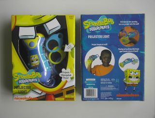 SpongeBob Squarepants Projector Light Flashlight Toy With 3 Disc 